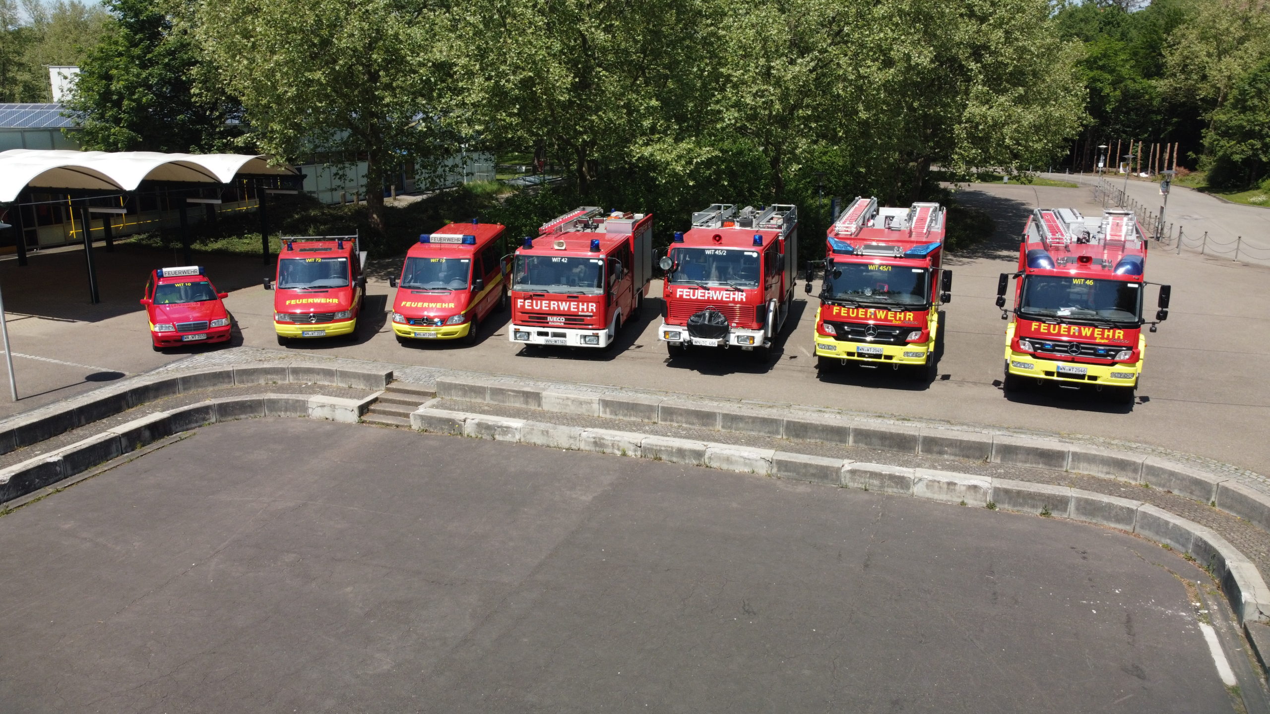 Fahrzeuge der Feuerwehr Weissach im Tal